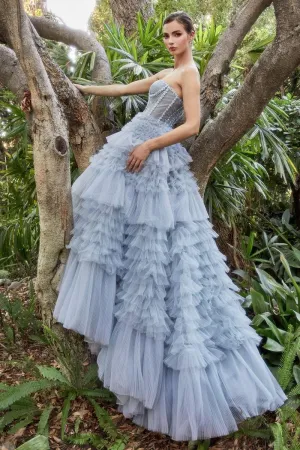 A1017 CORSET PRINCESSA TULLE BALL GOWN