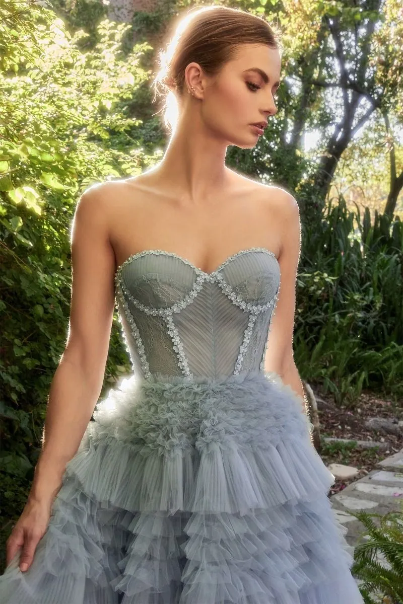 A1017 CORSET PRINCESSA TULLE BALL GOWN