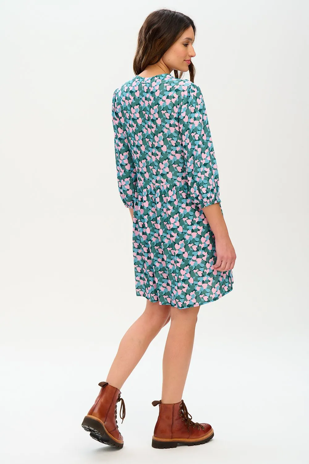 Astra Smock Dress - Multi Layered Hearts