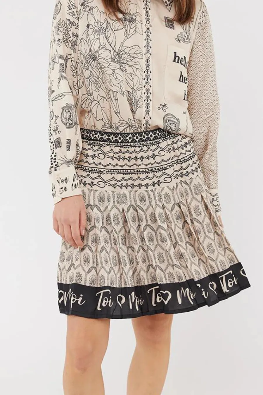 Diana Pleated Skirt Blossom
