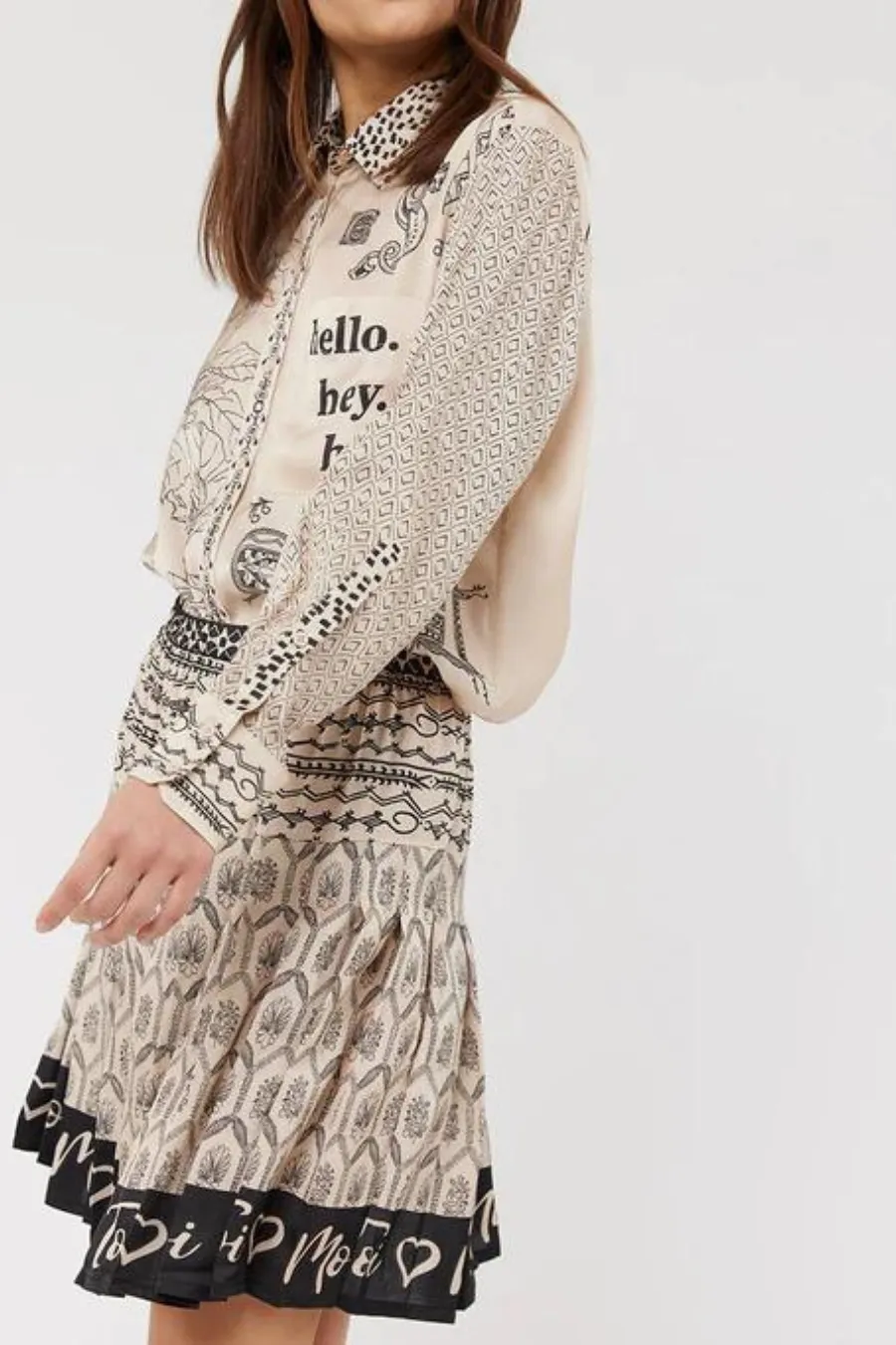 Diana Pleated Skirt Blossom