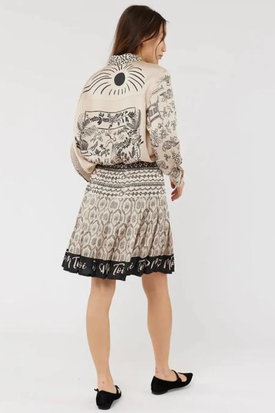 Diana Pleated Skirt Blossom