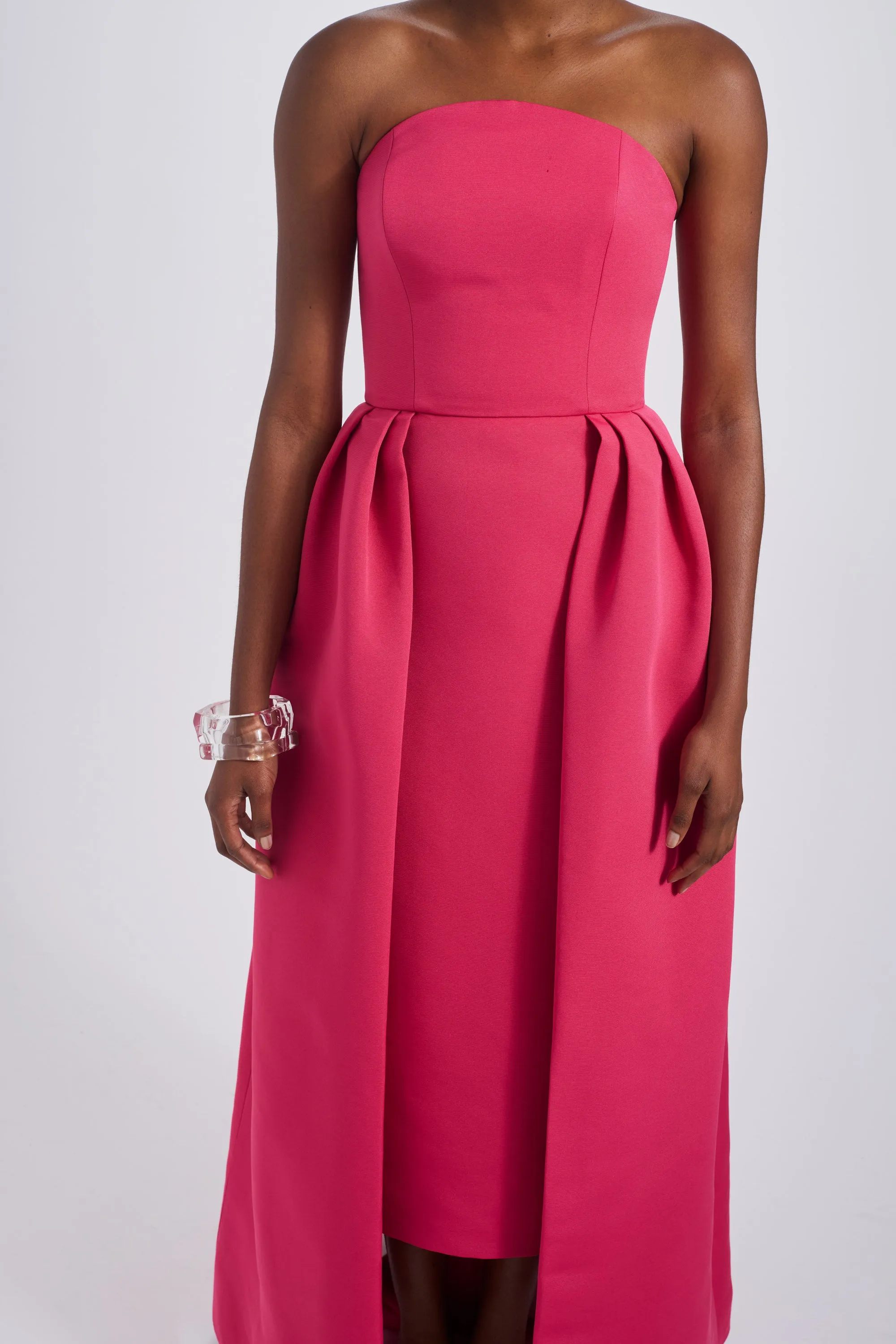 Faille Tea-Length Dress