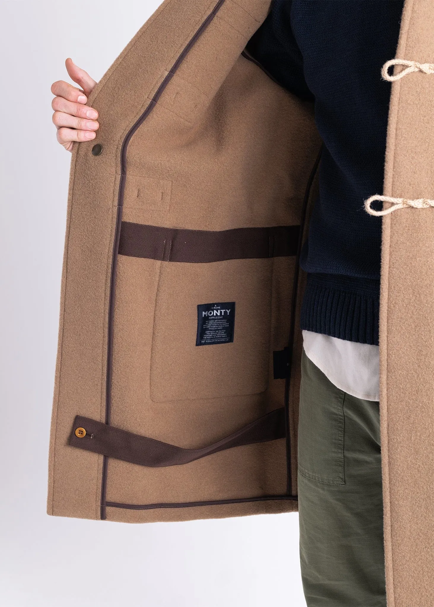 Herringbone Contrast Monty Camel