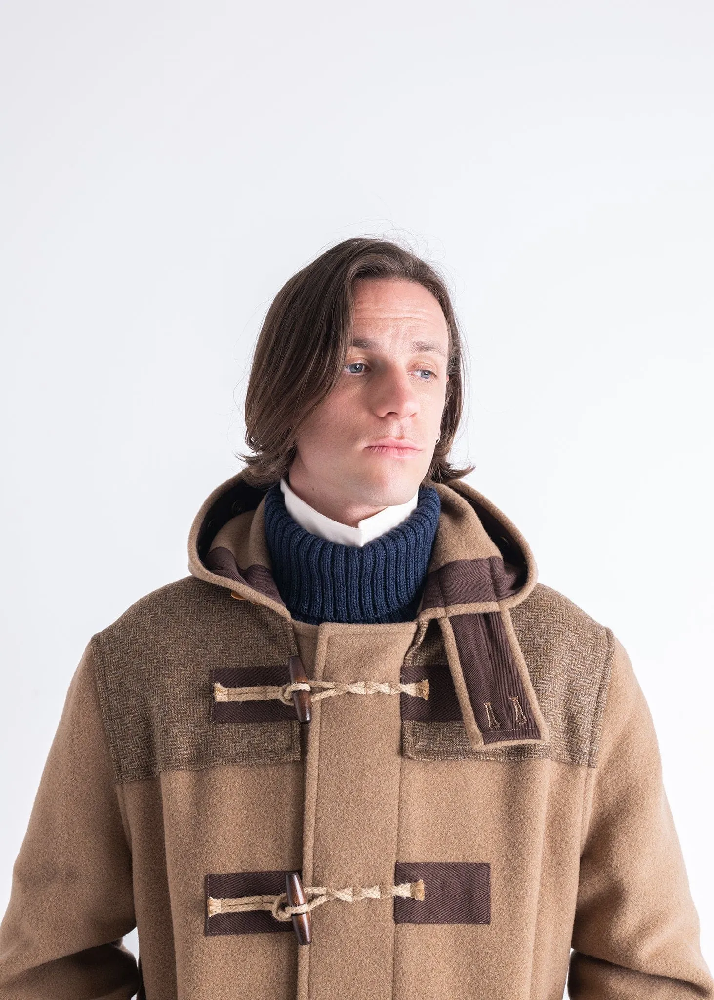 Herringbone Contrast Monty Camel