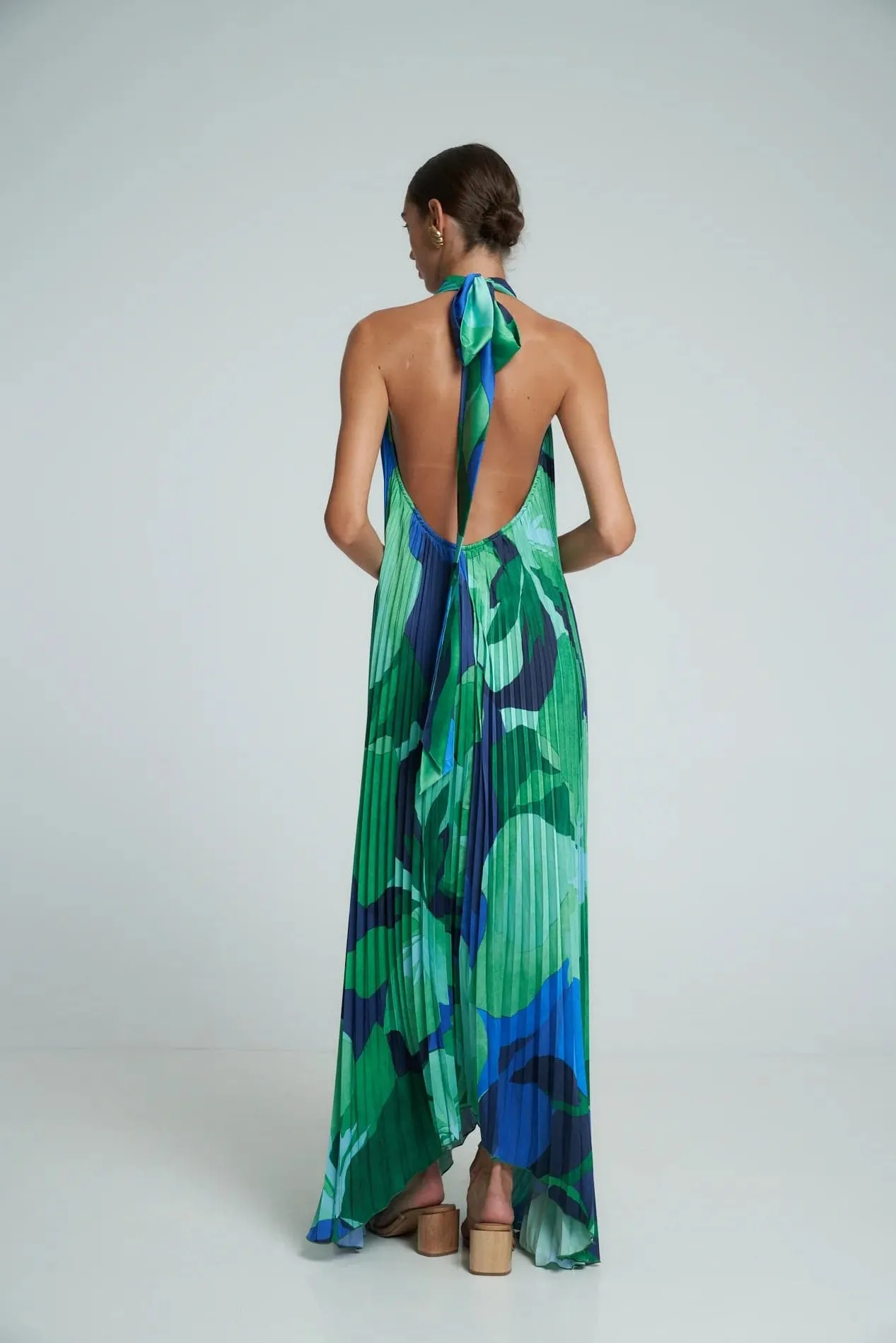 L'idee Woman - Opera Gown in Capri Green
