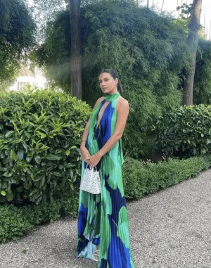 L'idee Woman - Opera Gown in Capri Green