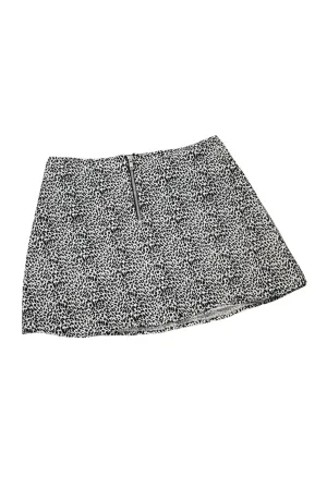 Motel rocks animal print mini skirt, M