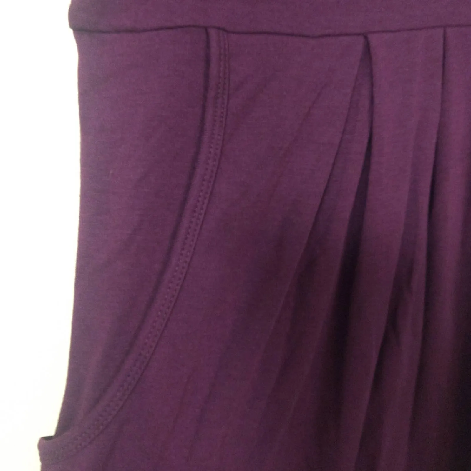 NWOT Dark Plum Long Sleeve T Shirt Dress