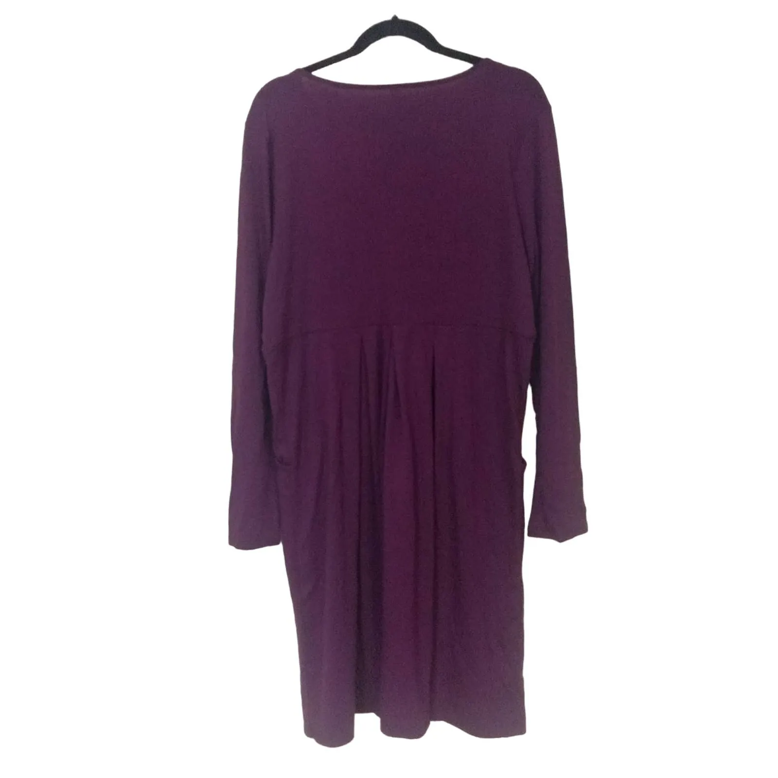 NWOT Dark Plum Long Sleeve T Shirt Dress