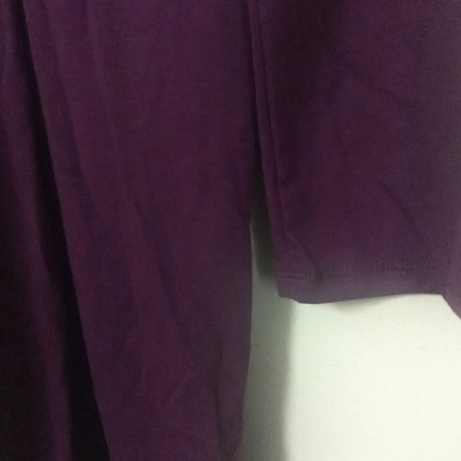 NWOT Dark Plum Long Sleeve T Shirt Dress