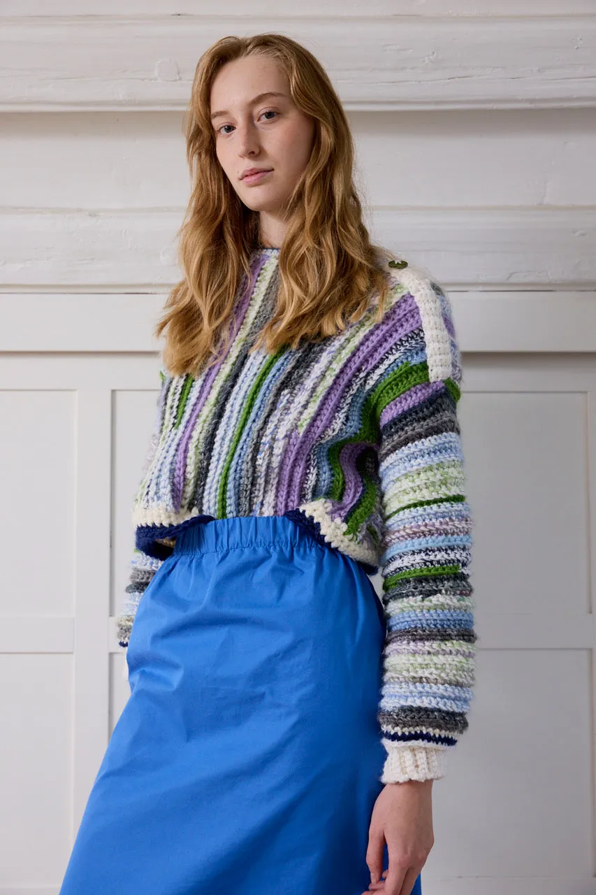 Pencil Skirt. Azur