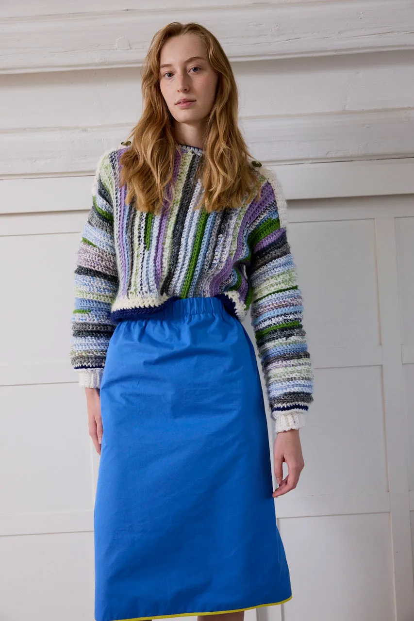 Pencil Skirt. Azur