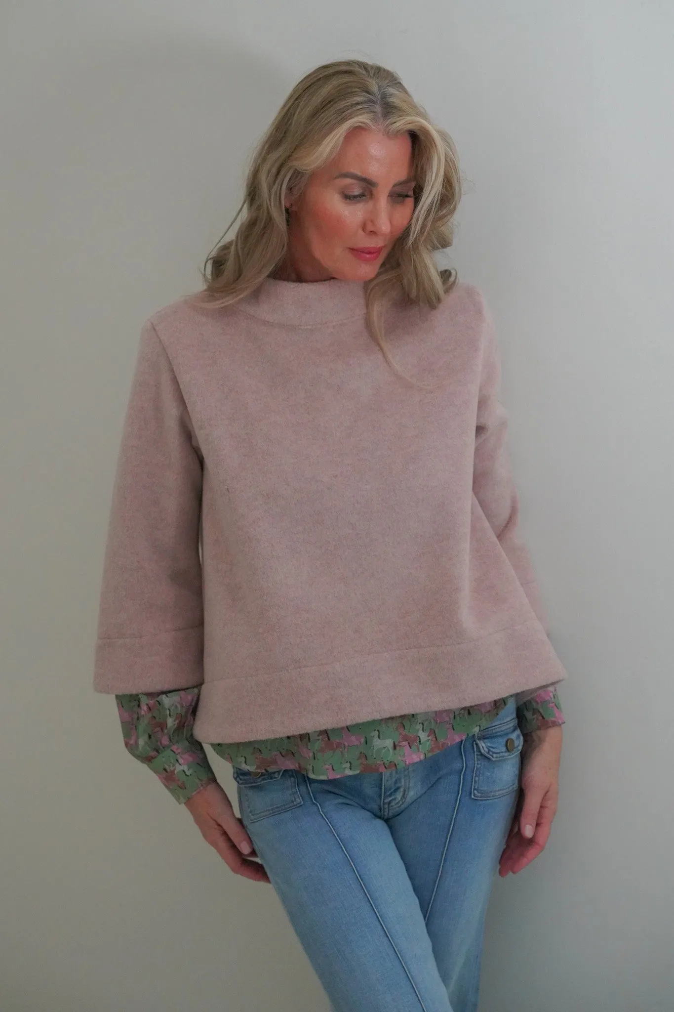 Pink Coat Top