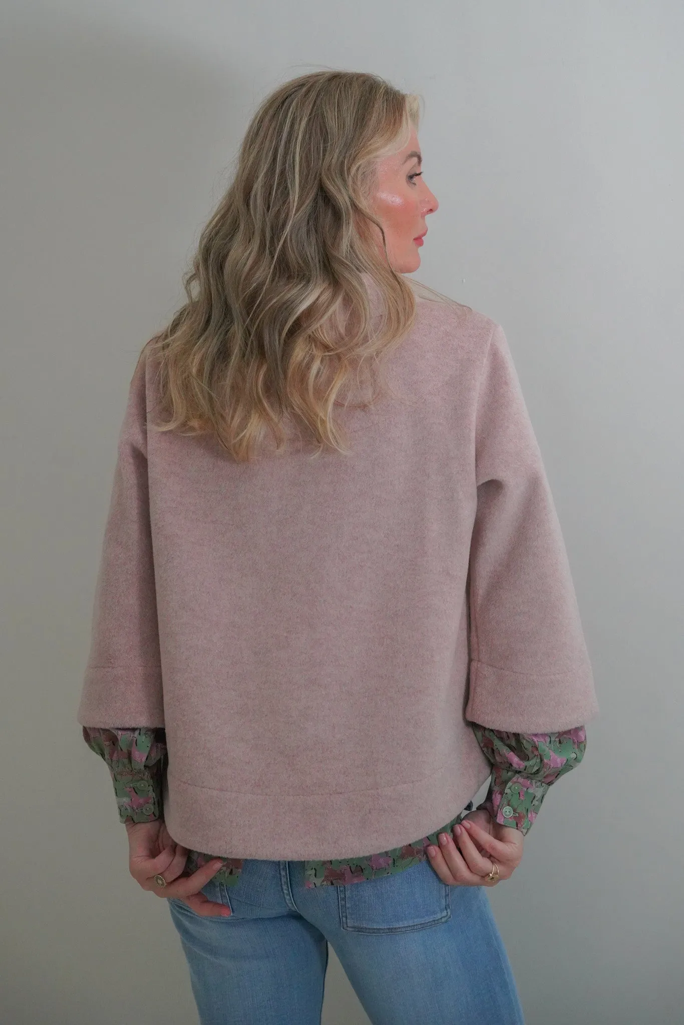 Pink Coat Top