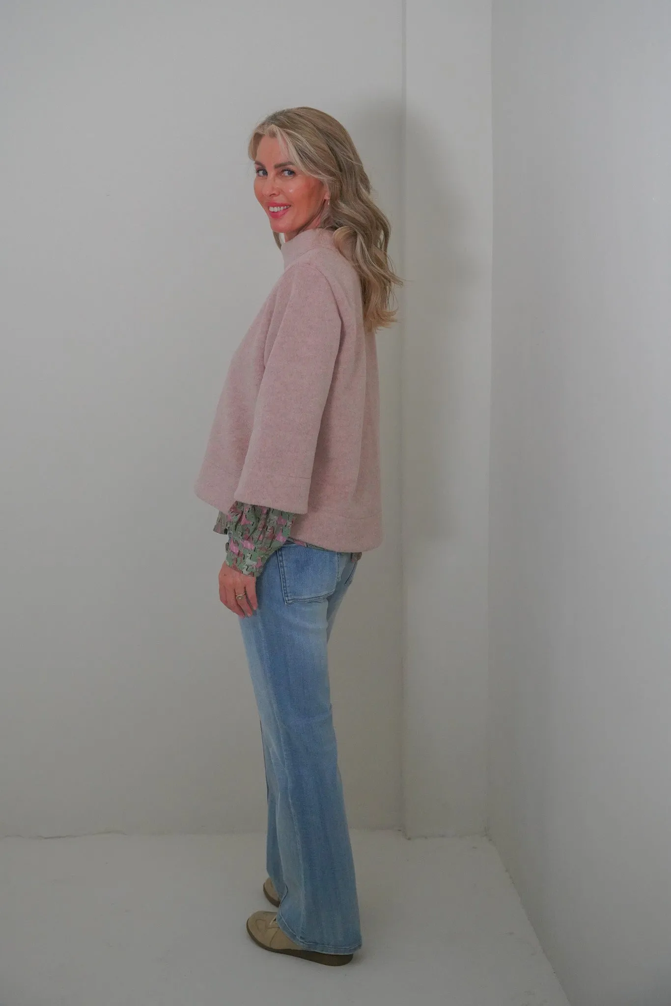 Pink Coat Top