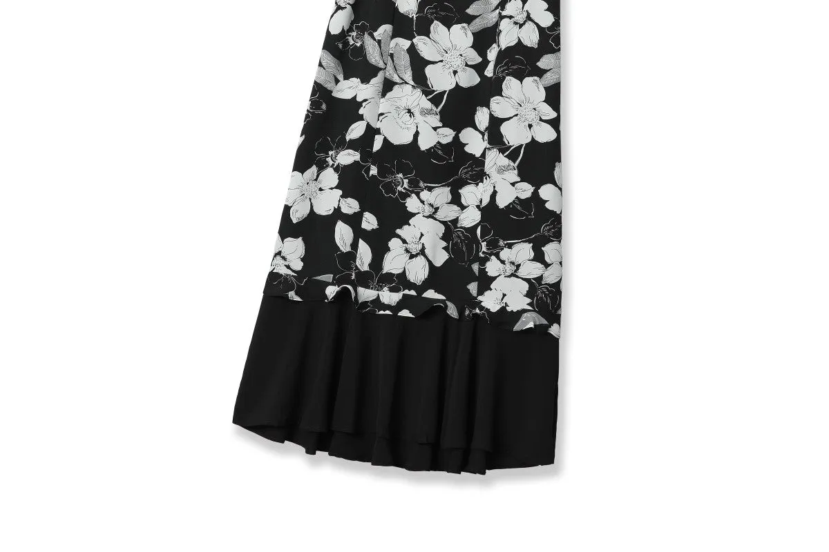 Plus Size Floral Pencil Dress