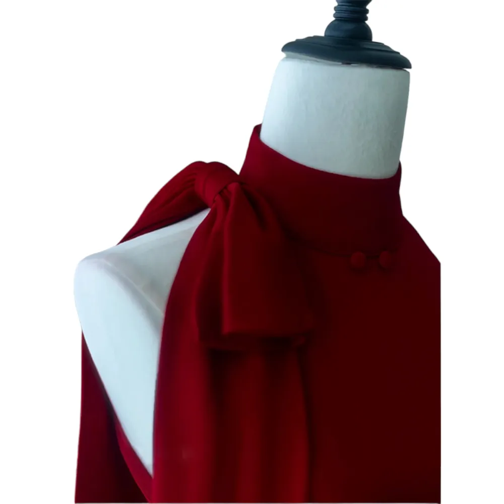 Plus Size High Neck Pencil Dress