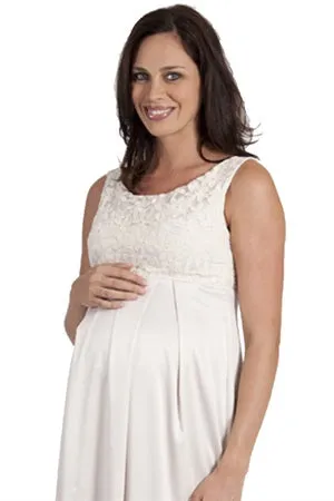 Szabo Maternity 'Paris Nights' Formal Gown - Vanilla Lace